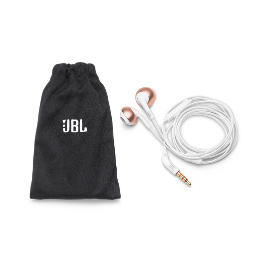 JBL Tune 205 - Rose Gold - Earbud headphones - Detailshot 2